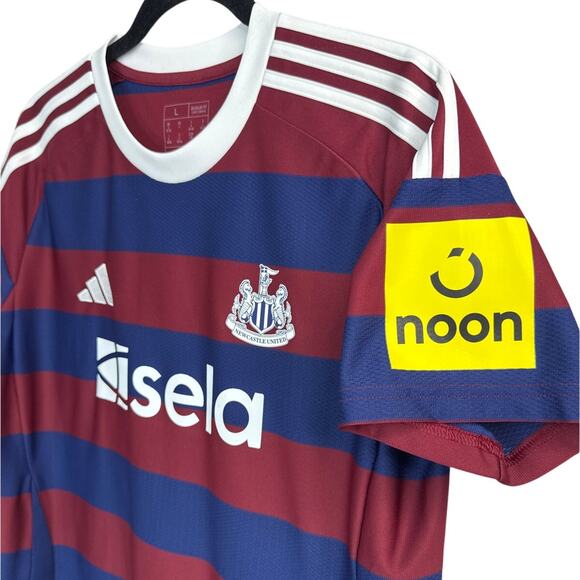NWT Adidas Newcastle United FC 24/25 Away Soccer Jersey Women’s Size L (JX6514) - Picture 5 of 11